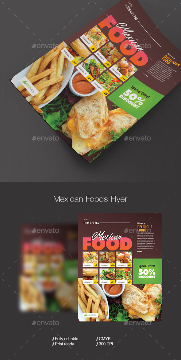 Food Flyer - Restaurant Flyers