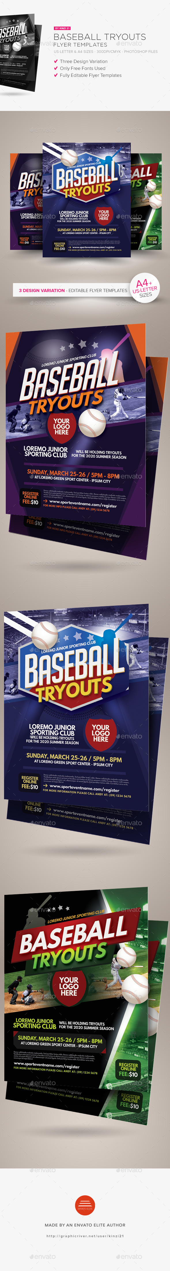 baseball tryouts flyer templates by kinzi21 graphicriver baseball tryout flyer