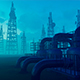 Industrial Zone, Pipes And Towers - VideoHive Item for Sale