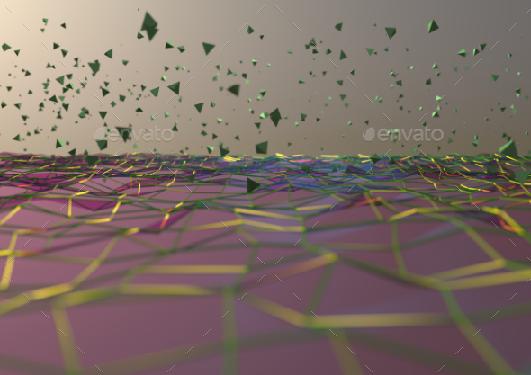 Abstract Landscape 01 - 3D Backgrounds