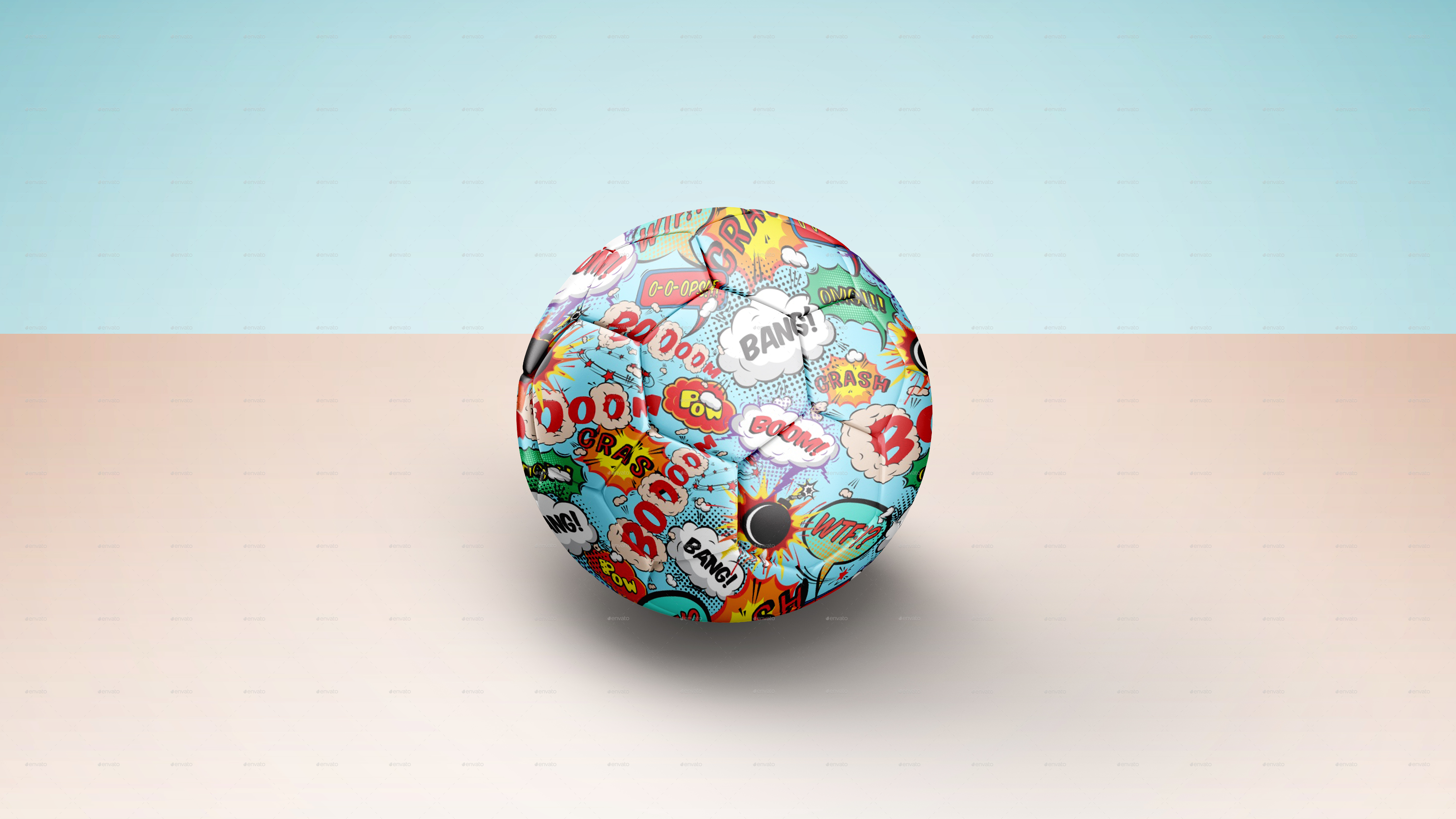 Download Soccer / Football Ball Mockup by graphicdesigno | GraphicRiver