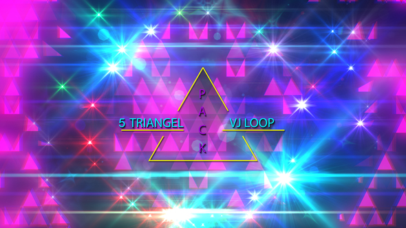 Abstract Object Triangle VJ Pack