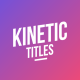 Kinetic Titles | Duration Control in Premiere Pro - VideoHive Item for Sale