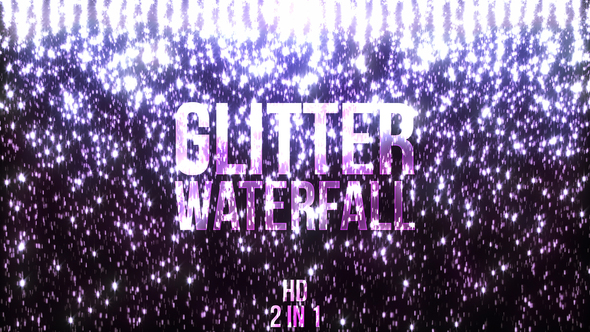 Glitter Waterfall