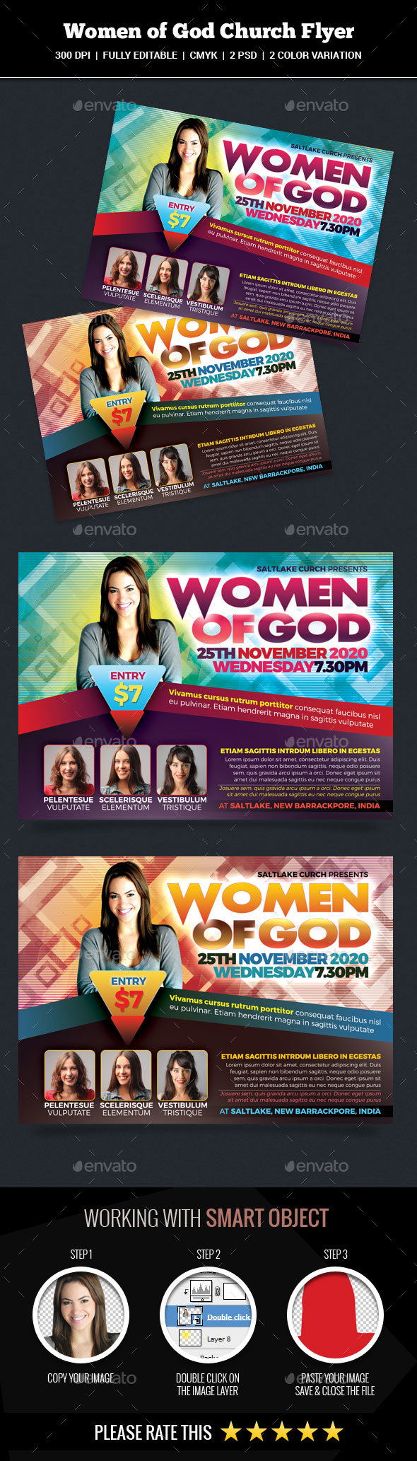 Women of God Church Flyer - Church Flyers