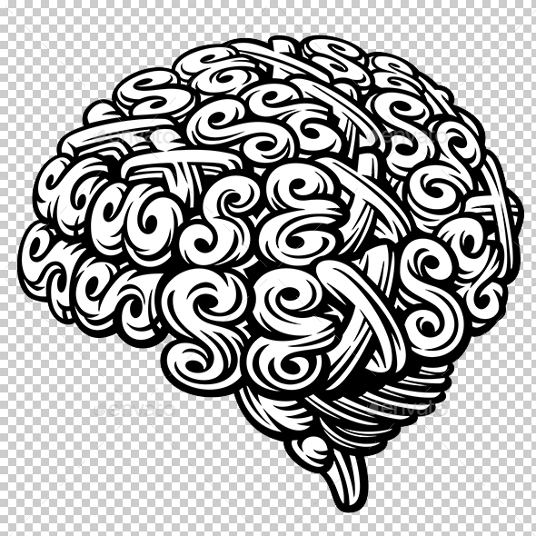 Human Brain Consisting of the Word Sex Inscriptions - Miscellaneous Conceptual
