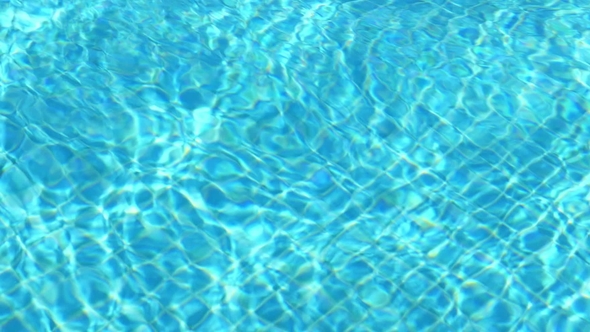 Blue Water in Swimming Pool