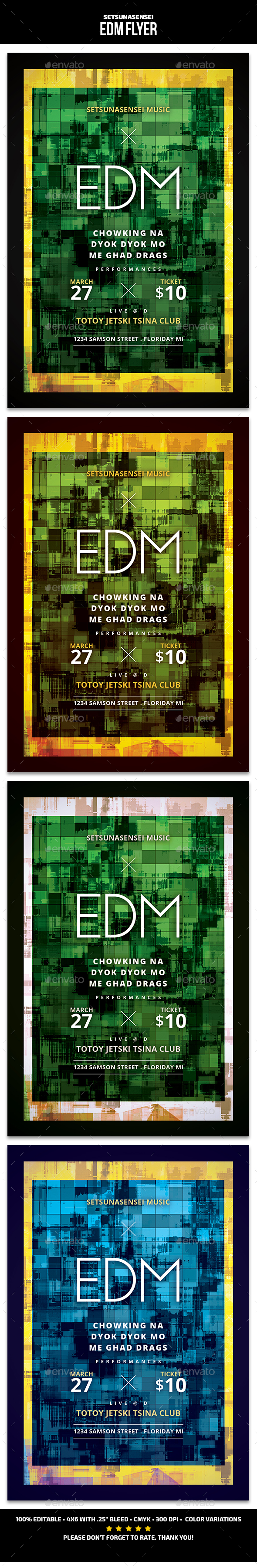 EDM Flyer - Events Flyers
