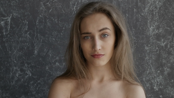 Uniform surprised naked girl photo
