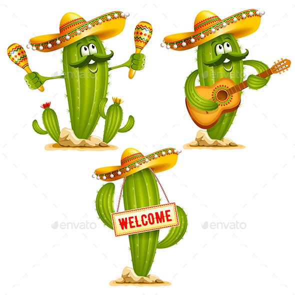Cinco De Mayo Cactus - Seasons/Holidays Conceptual