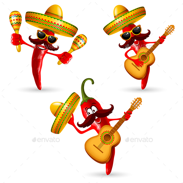 Cinco De Mayo Pepper - Seasons/Holidays Conceptual