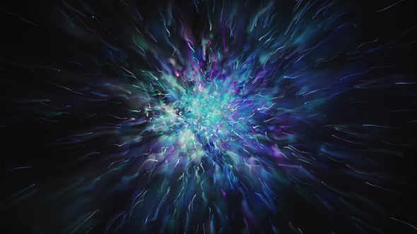 Colorful Particle Abstract Background loop