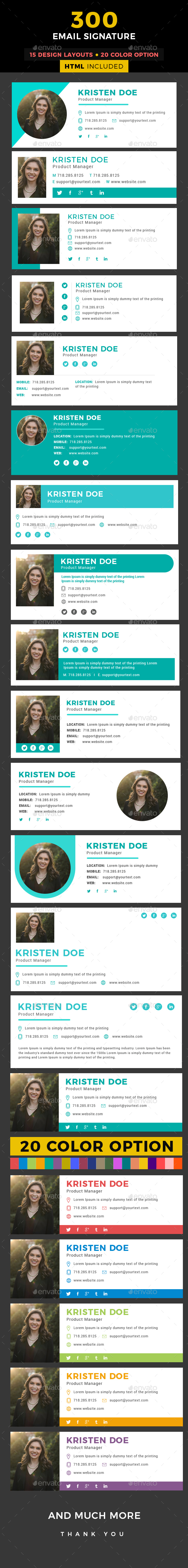 Email Signature - Miscellaneous Web Elements