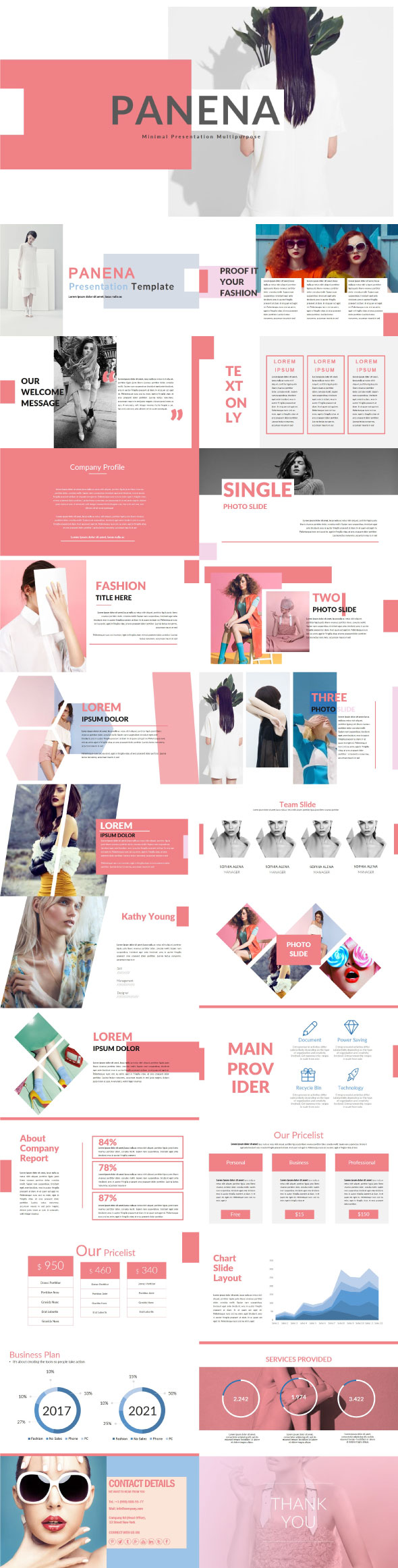 Panena Google Slide Template - Google Slides Presentation Templates