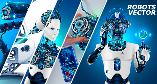 Robotic arm, Cyborgs, Robots, AI, Industry 4