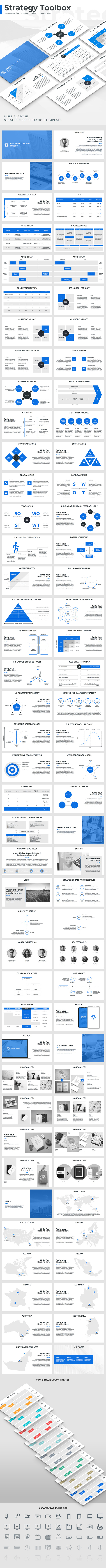 Strategy Toolbox PowerPoint Template - Business PowerPoint Templates