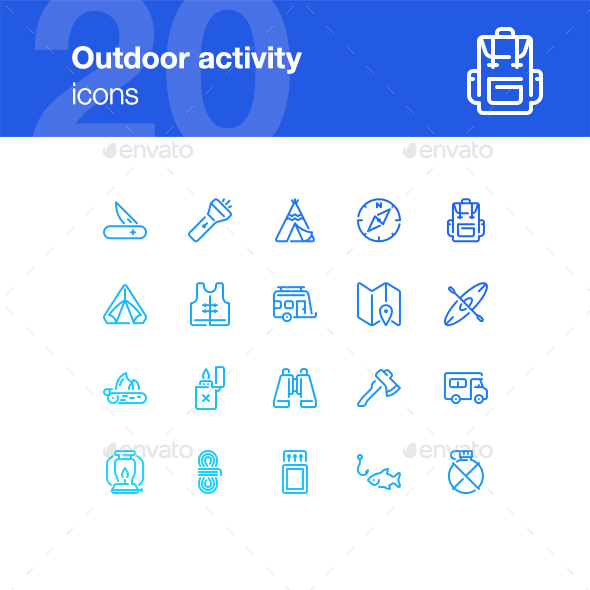 Outdoor Activity Icons - Miscellaneous Icons