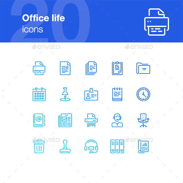 Office Life - Business Icons