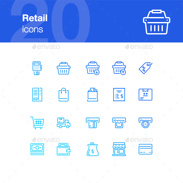 20 Retail Icons - Business Icons