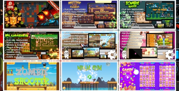Sahara Invasion - HTML5 Game 120+ Levels & Constructor & Mobile! (Construct 3 | Construct 2 | Capx) - 24