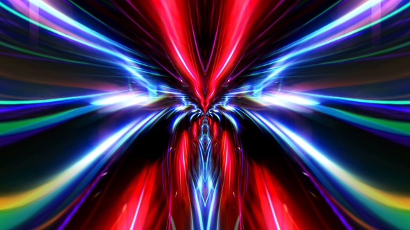 abstract tunnel vj loop