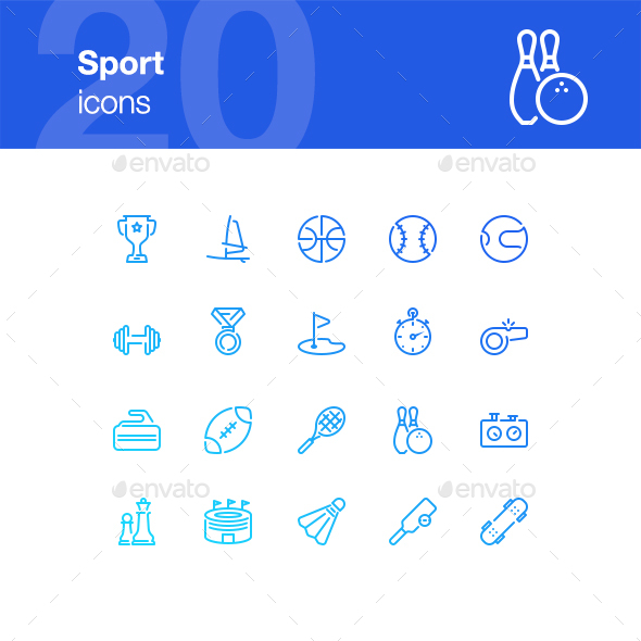 20 Sport Icons - Miscellaneous Icons