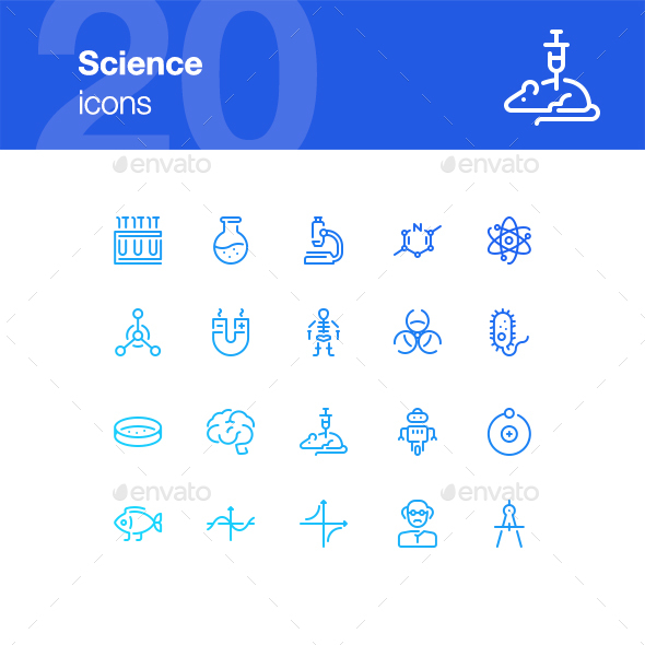 20 Science Icons - Miscellaneous Icons