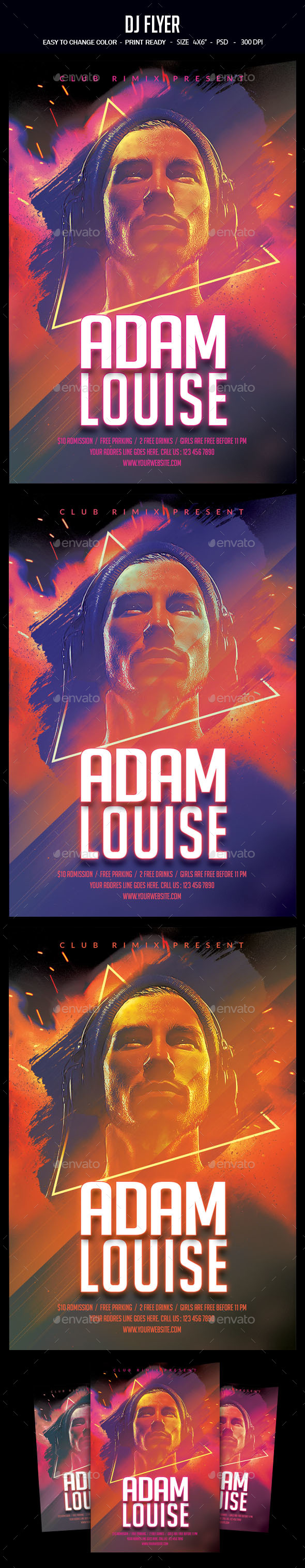 Dj Flyer - Clubs & Parties Events