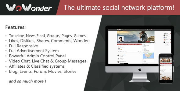 WoWonder - The Ultimate PHP Social Network Platform - CodeCanyon Item for Sale