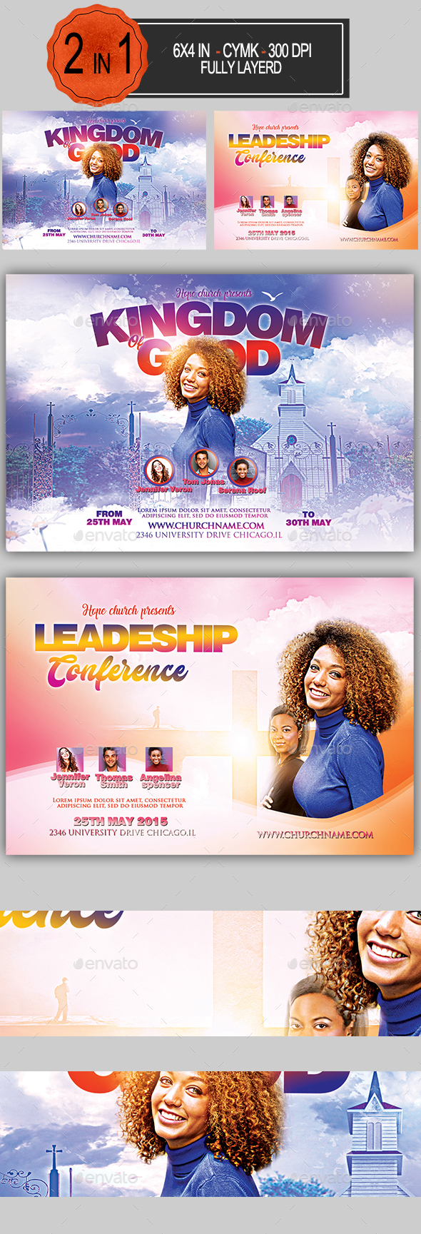 Multipurpose Church Flyer Bundle - Church Flyers
