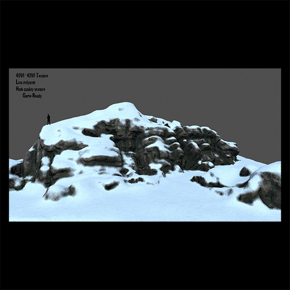 snow rocks - 3Docean 21634141