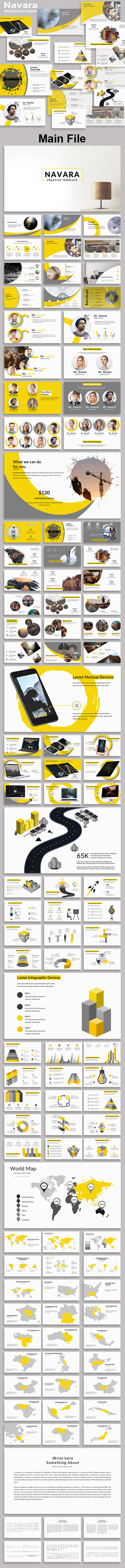 Navara Multipurpose Google Slide Template - Google Slides Presentation Templates