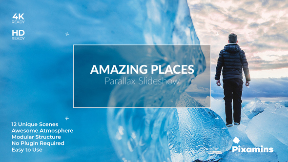 Amazing Places Parallax SlideShow Openers template preview