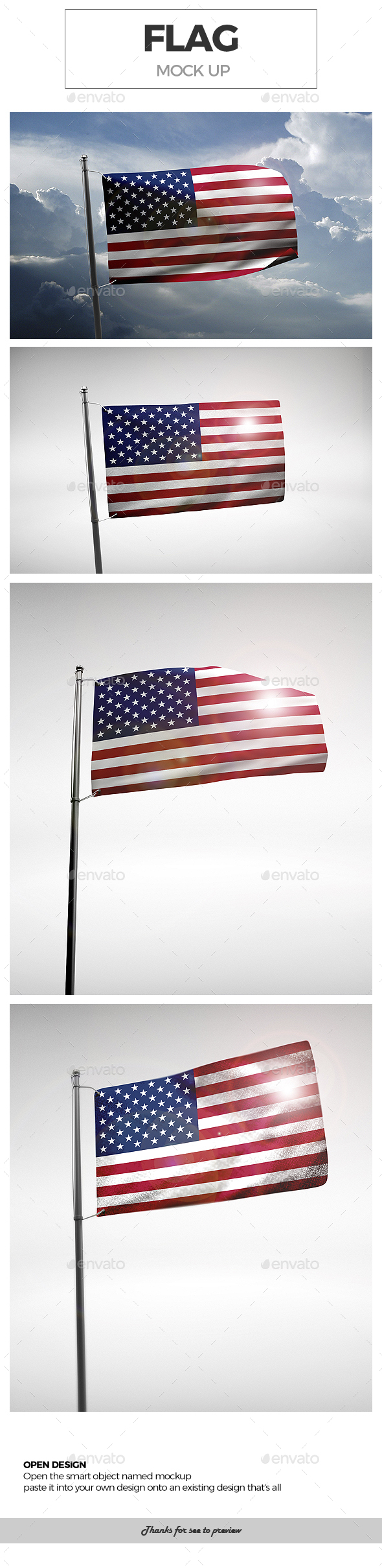 Flag Mock-Ups - Miscellaneous Packaging