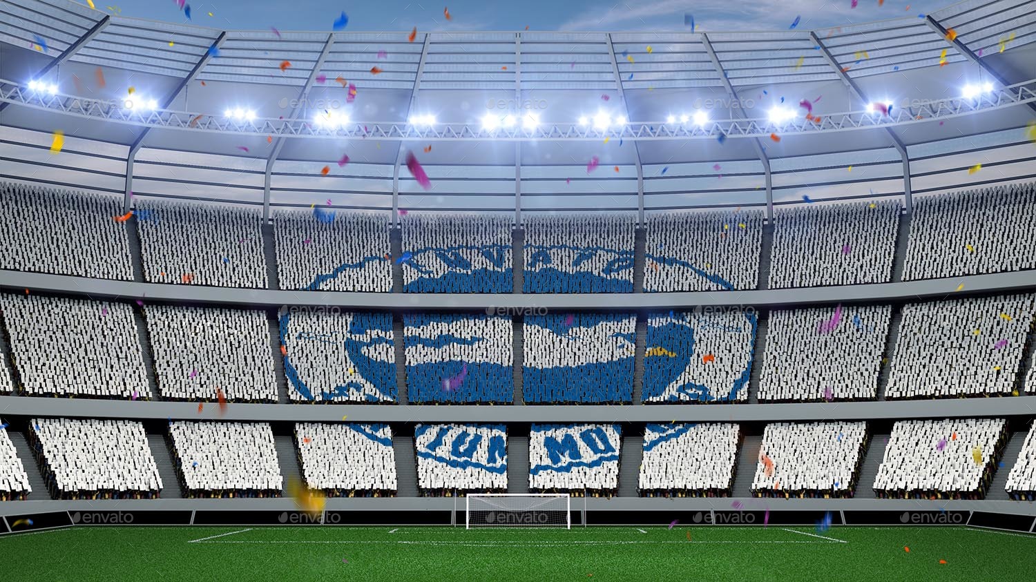 Download Football Stadium Fans Banners Mockup By Sidrockz44 Graphicriver