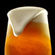 Glass of Beer turns Slowly around its Axis. - VideoHive Item for Sale