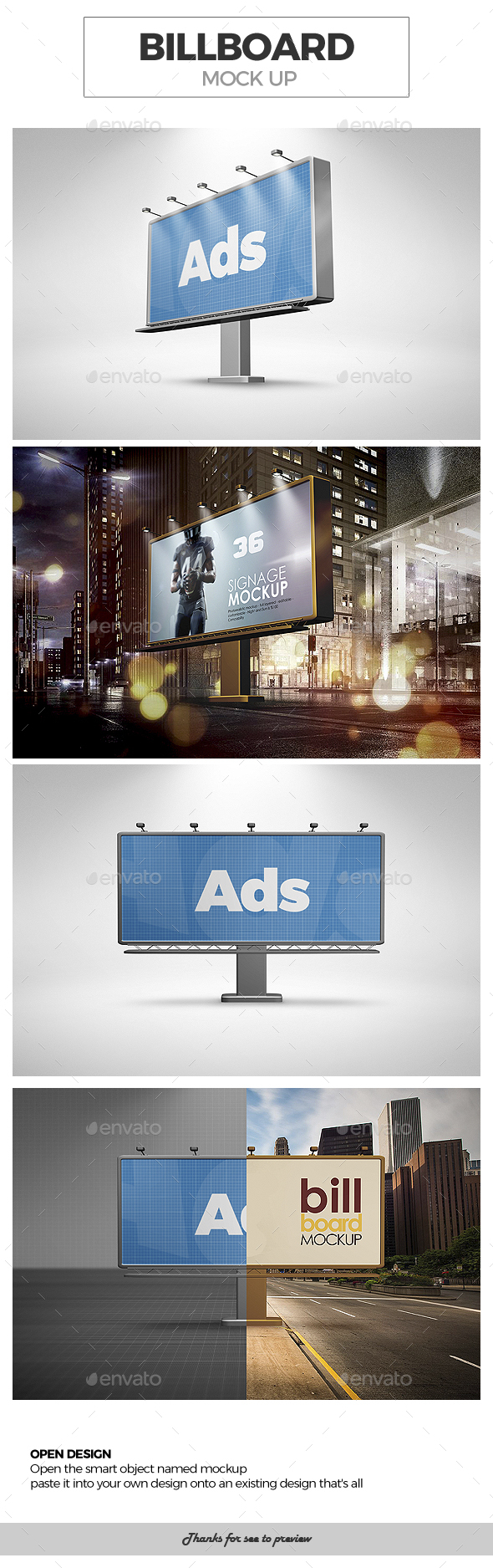 Billboard & Outdoor Mockup - Miscellaneous Print