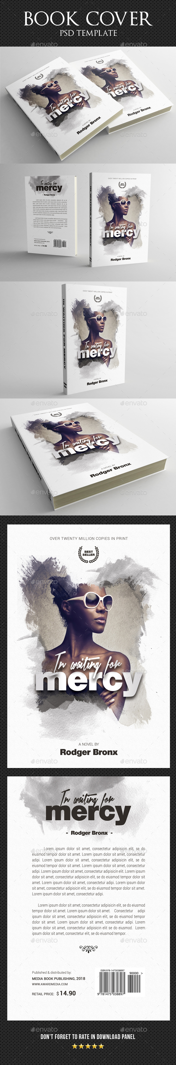 Book Cover Template 44 - Miscellaneous Print Templates