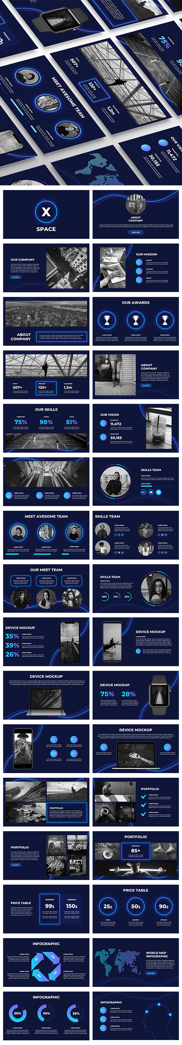 SpaceX PowerPoint Presentation - Business PowerPoint Templates