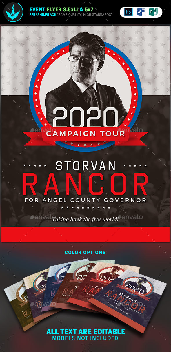 Political Flyer Template - Corporate Flyers
