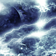 Travel Through Abstract Dark Thunder Clouds to Mysterious Planet and Big Star - VideoHive Item for Sale
