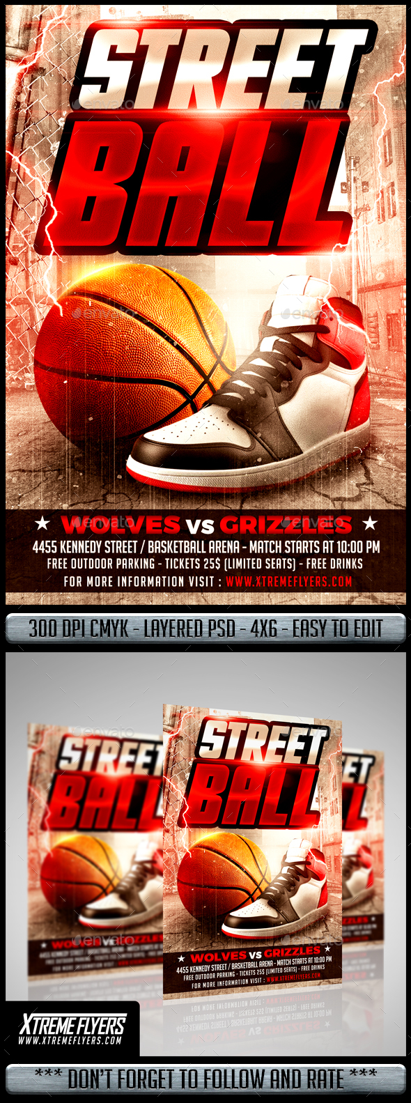 StreetBall Flyer - Sports Events