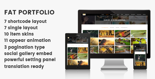 FAT Portfolio - Advance portfolio for WordPress nulled free download