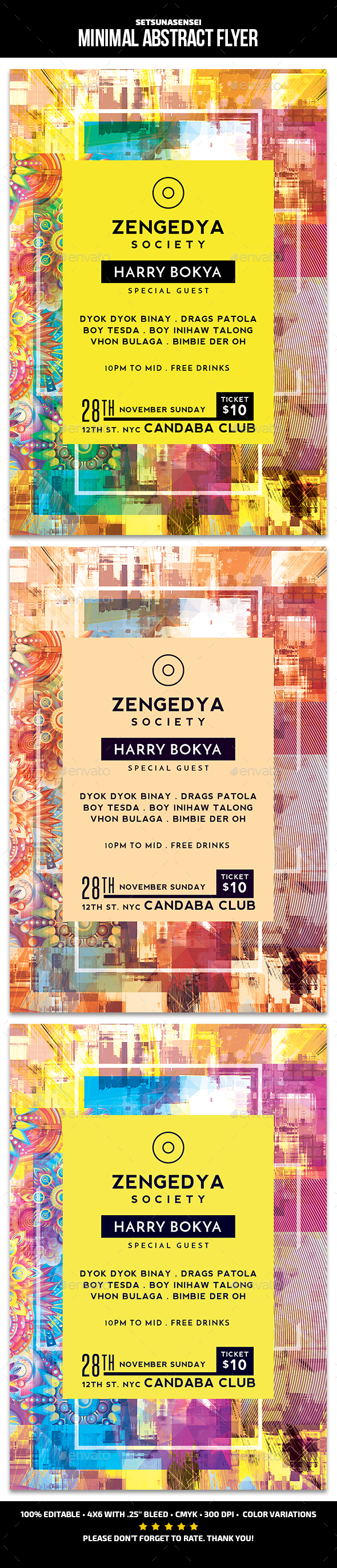 Minimal Abstract Flyer - Events Flyers