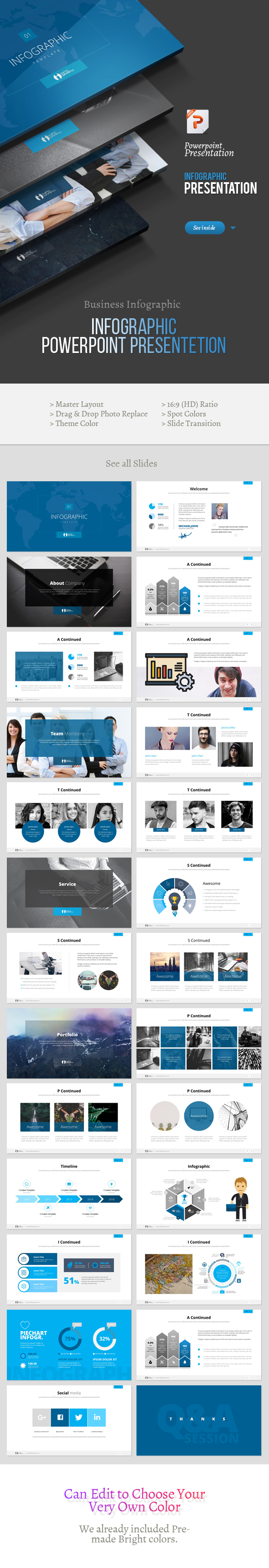 Infographic PowerPoint Template - Creative PowerPoint Templates