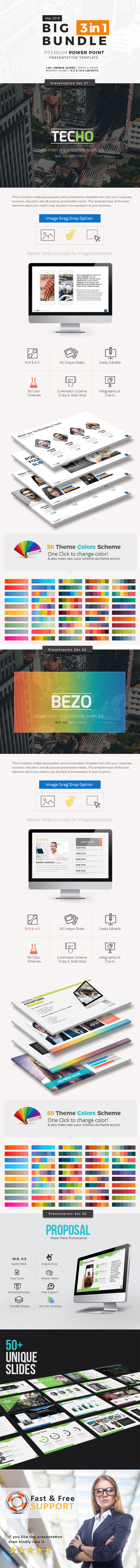 Big Bundle 7 Three in One Power Point Presentation - Business PowerPoint Templates