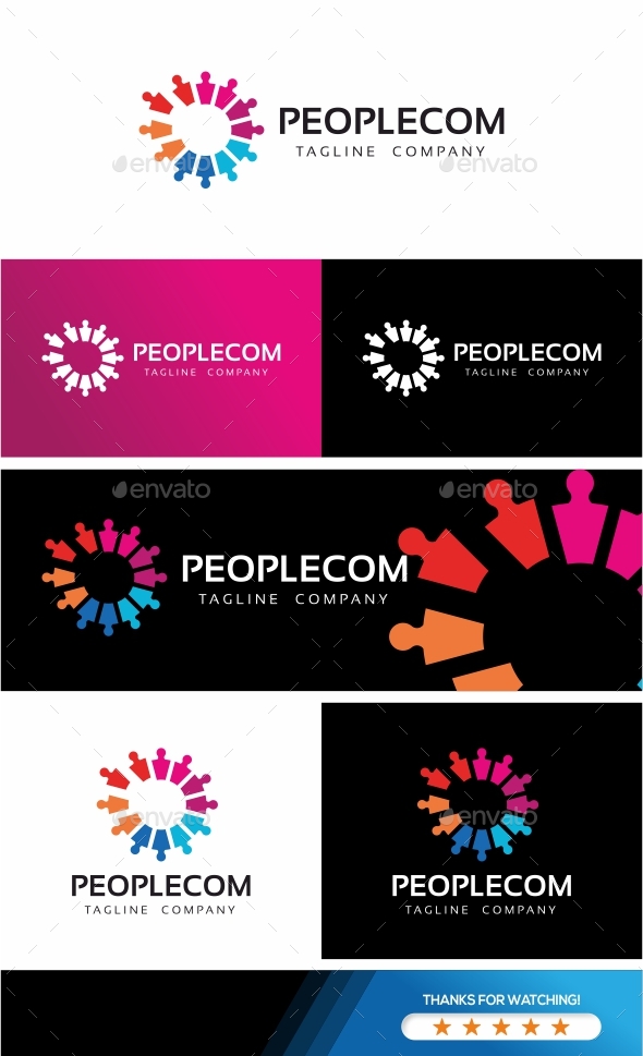 Connect Logo - Humans Logo Templates