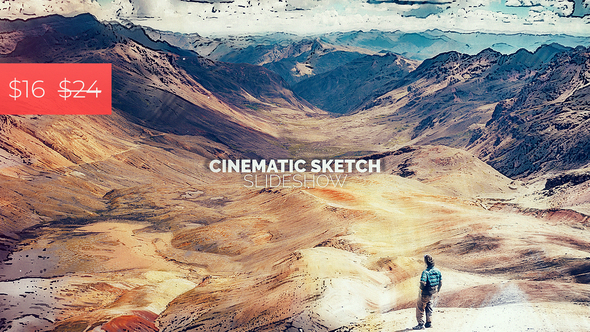 Cinematic Sketch Slideshow