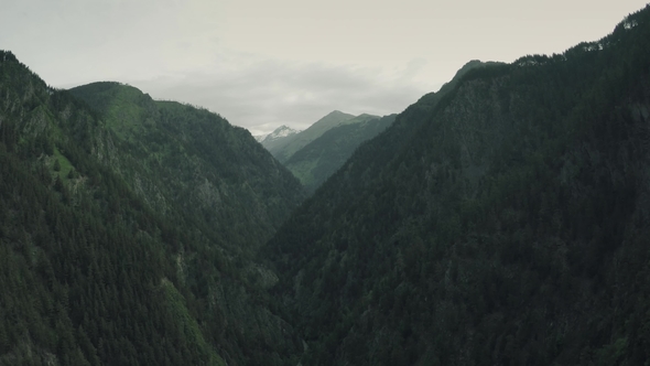 Caucasus Mountains Epic Flight Hills Caucasian Beauty Nature Georgia Animals Waterwall Drone