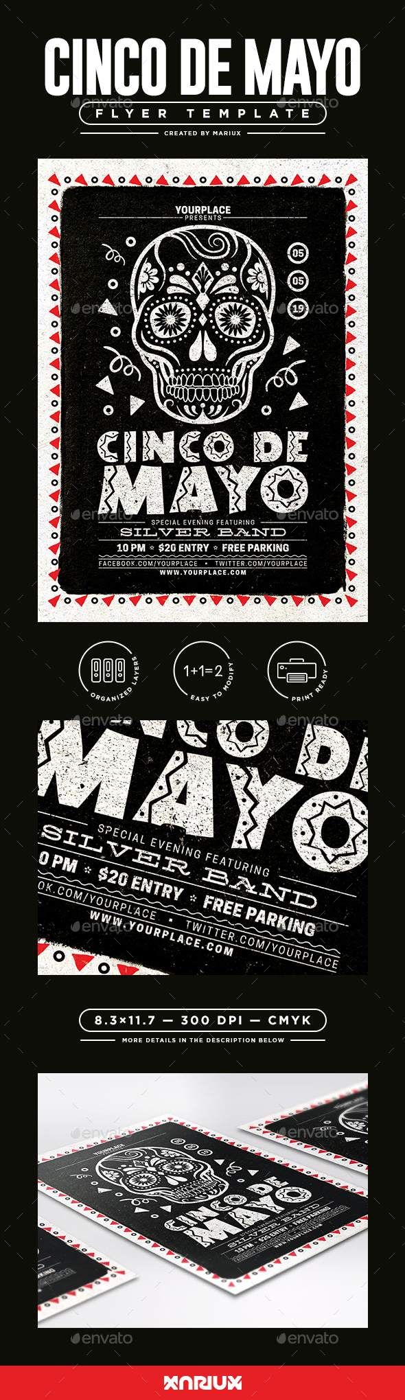 Cinco de Mayo Flyer/Poster - Events Flyers
